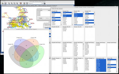 Screenshot of quaternary diagram and details